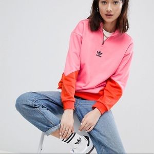 Adidas original color block sweater